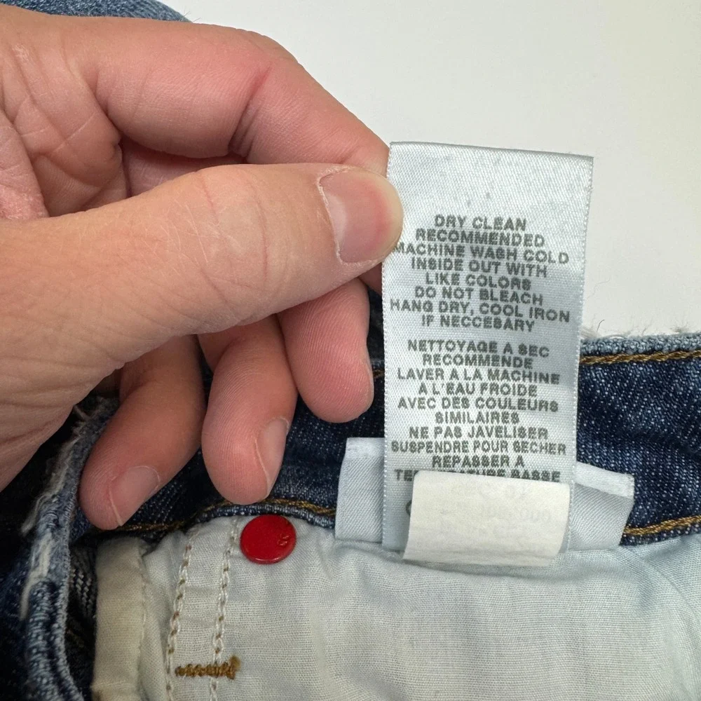 Joes Jeans Womens 26 Blue The Billie Ankle Distressed Denim Grunge Streetwear